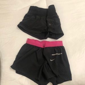 2 Pair of XS women athletic shorts